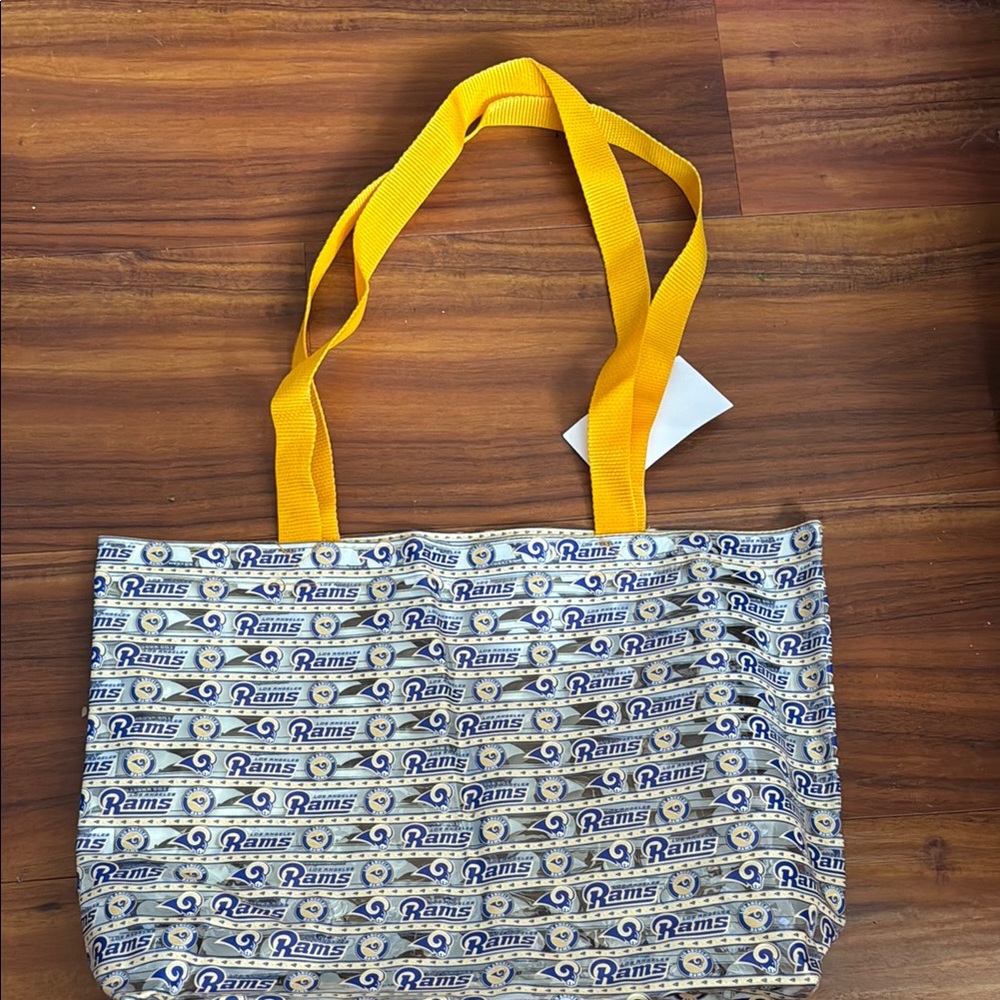 Yellow and Blue Tote Bag